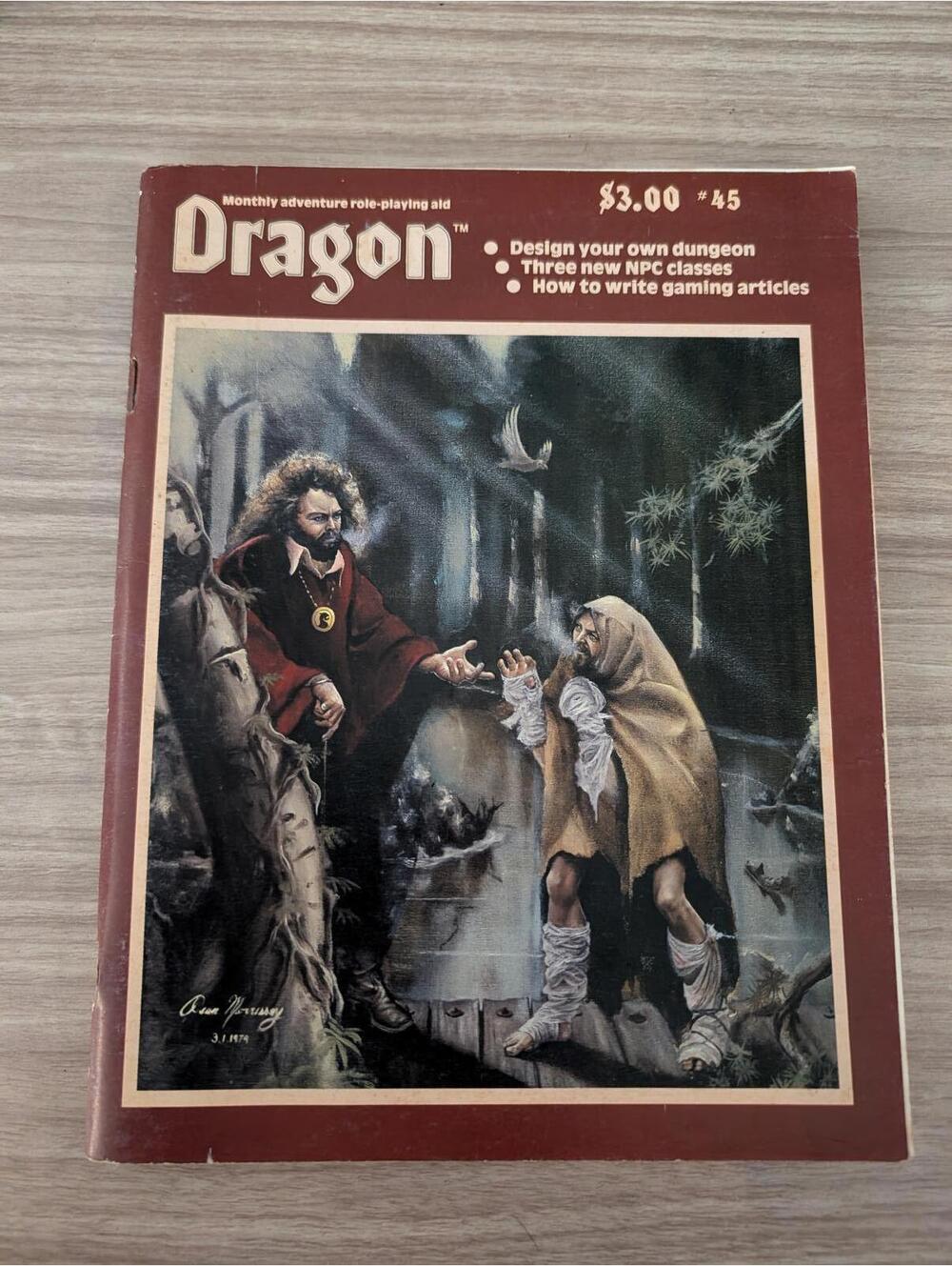 Dragon Magazine Issue #45 - Vintage Roleplaying Game Magazine